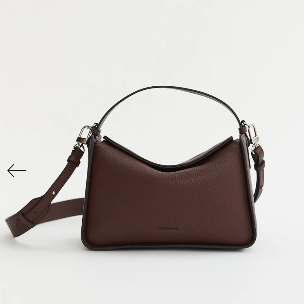 The Horse Clementine Bag in Coffee Pebbled Leather